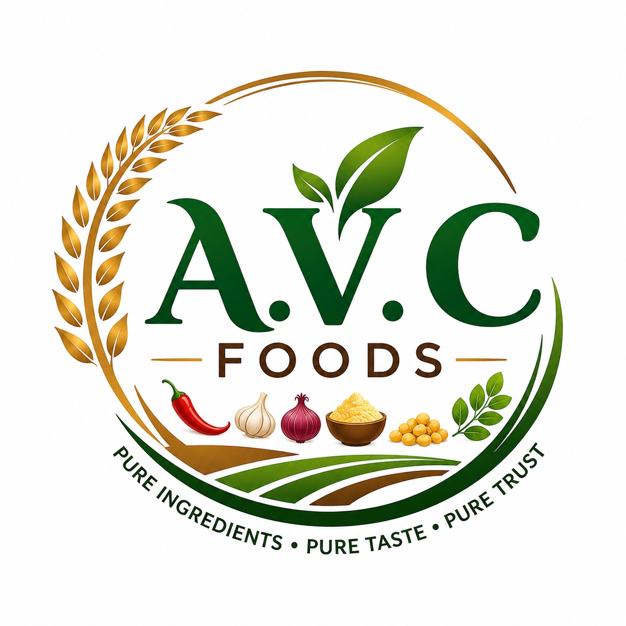 AVC FOODS logo